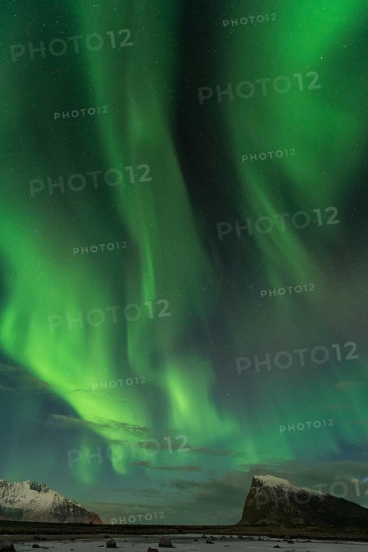 Northern lights or aurora borealis