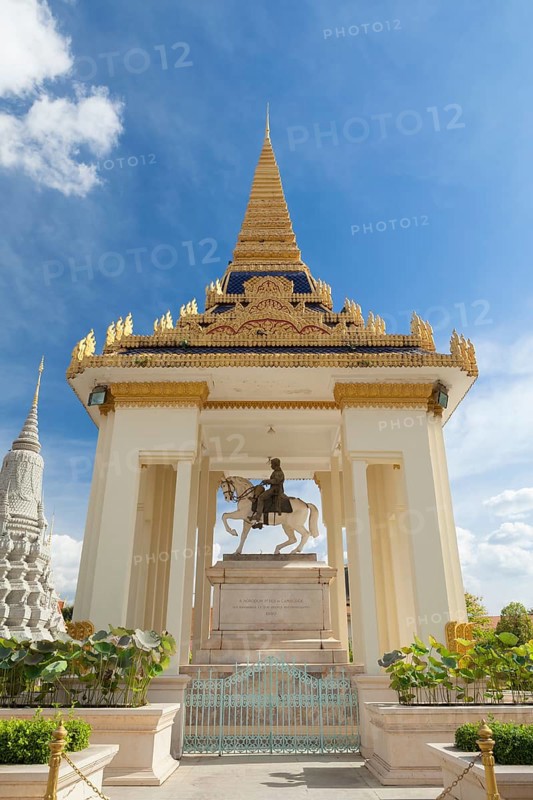 King Norodom equestrian statue