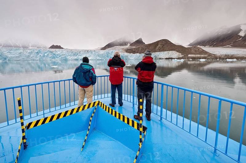 Tourists on an expedition ship