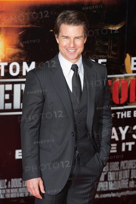 Actor Tom Cruise attending the world premiere of 'Edge of Tomorrow'