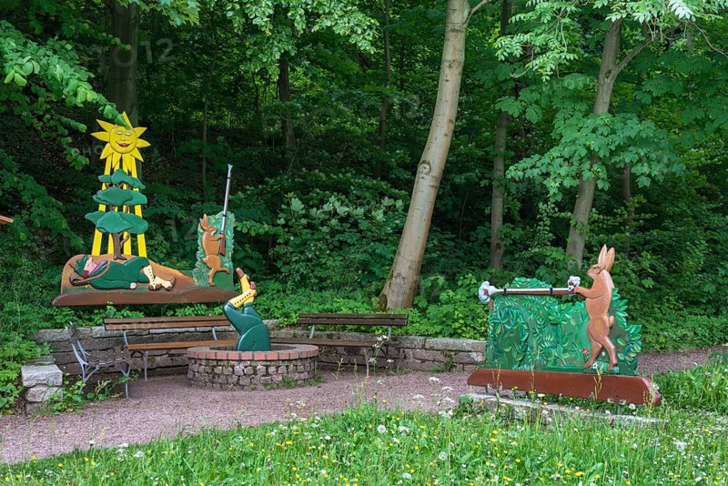 Characters from 'The Story of the Wild Huntsman'