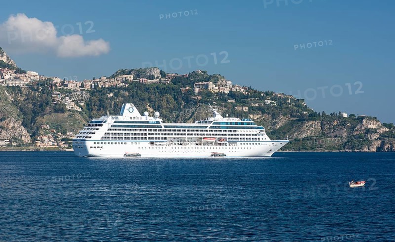 Nautica cruise ship in a bay