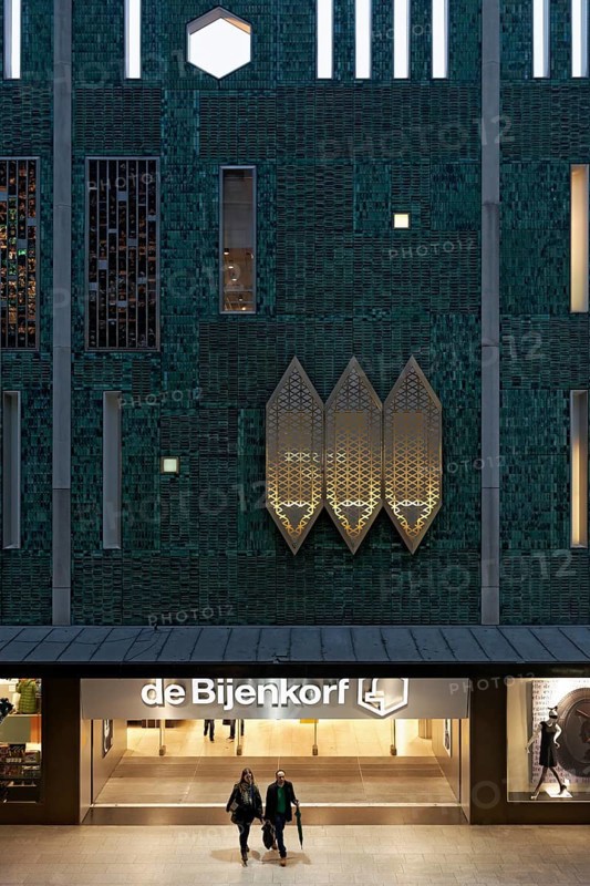 Mosaic facade by the architect Gio Ponti