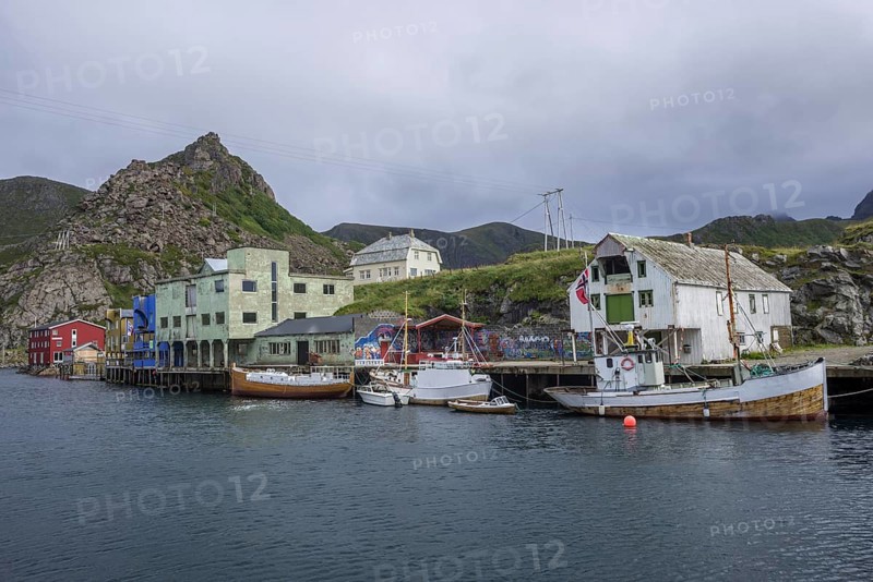 Restored fishing village of Nyksund
