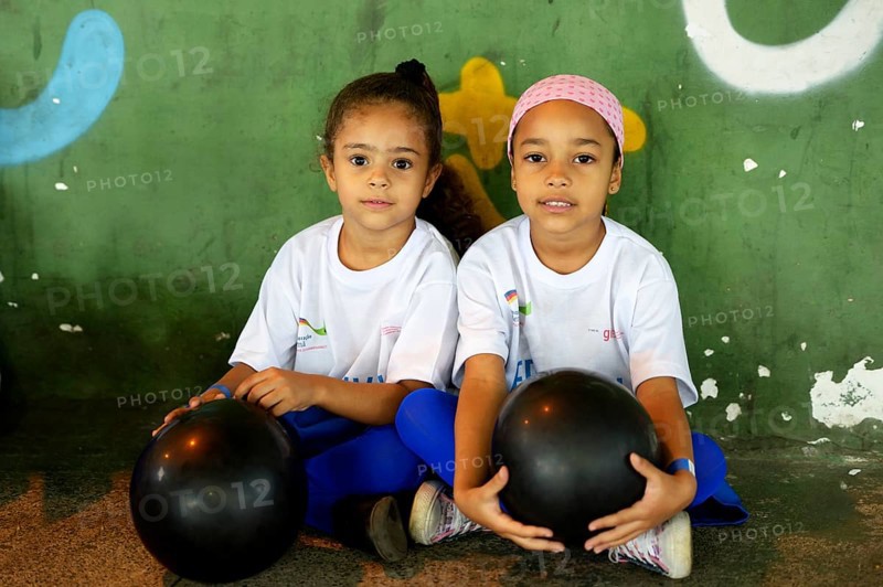 Children at a sporting event
