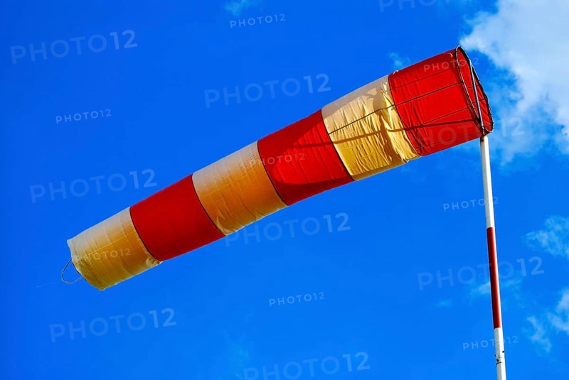Windsock on a pole