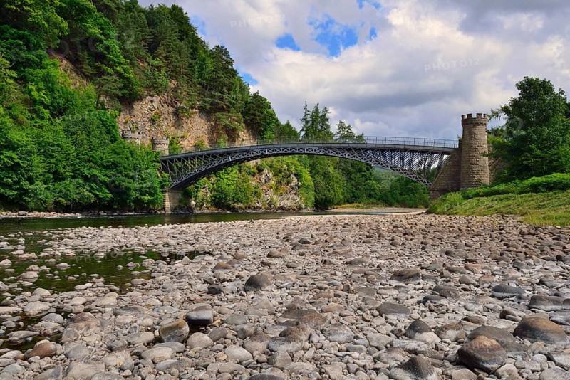 Craigellachie Bridge over the River Spey