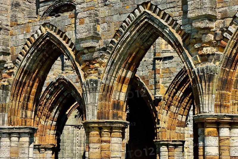The ruins of Whitby Abbey that inspired Bram Stoker to his masterpiece 'Dracula'