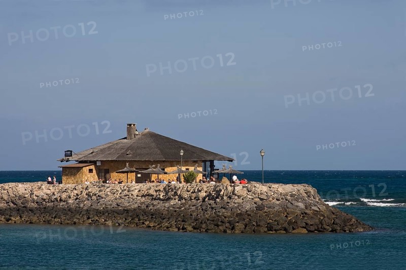 Beach restaurant on the beach of Caleta de Fuste