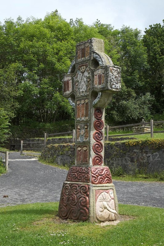 Replica of a Celtic stone cross