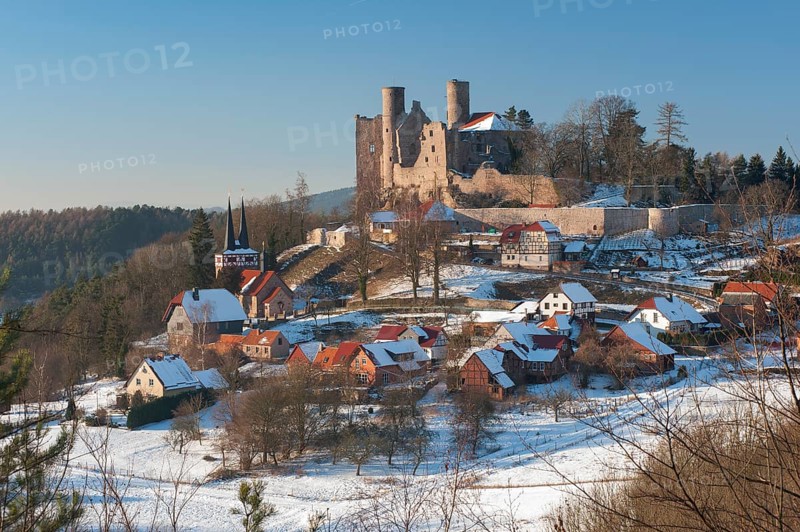 Burg Hanstein castle ruins at Eichsfeld