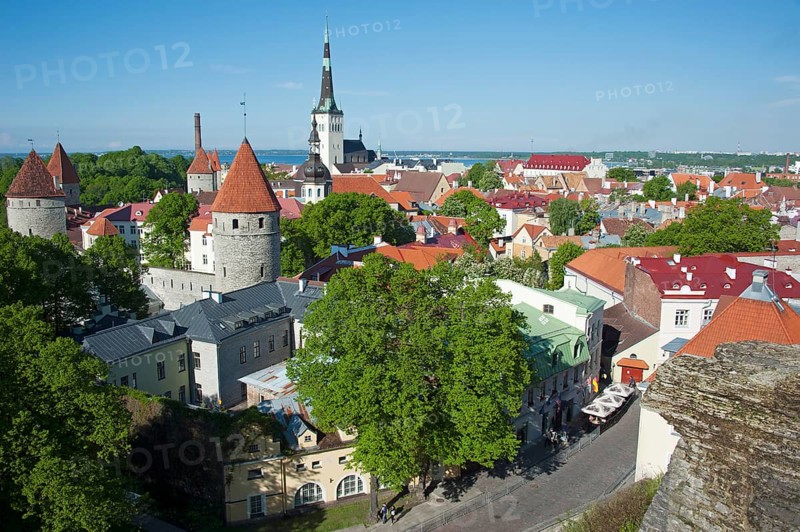 View from Toompea Hill to the Lower Town