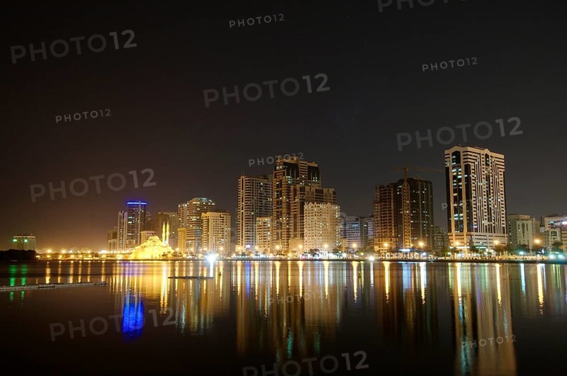 Skyline at night