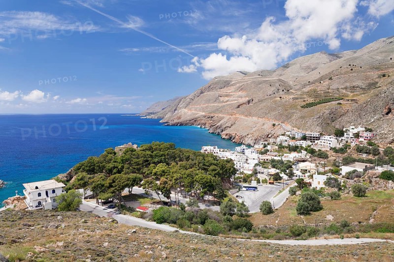 View of Hora Sfakion or Sfakia