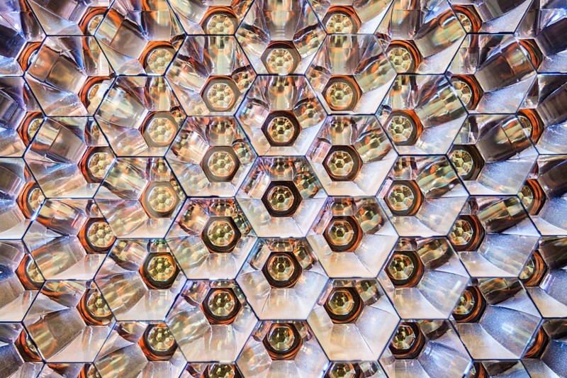 Pixels of a camera for the investigation of cosmic gamma rays