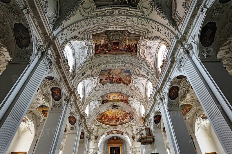 Frescoed ceiling