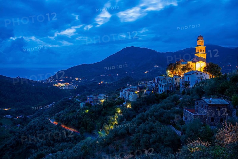Townscape Legnaro at dusk