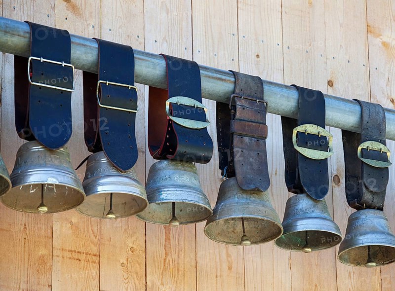 Cowbells on a mountain farm