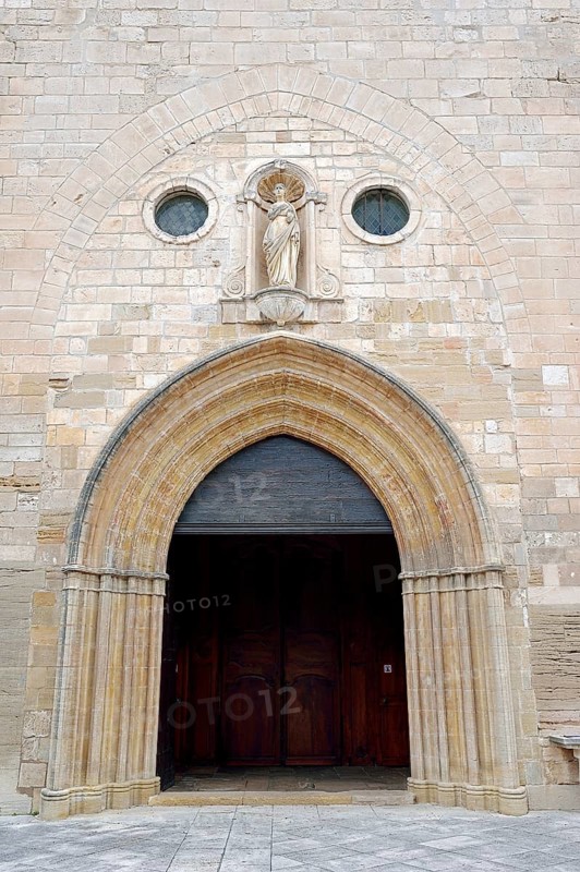 Entrance of the Church of Notre Dame de Nazareth