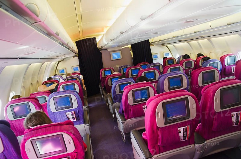 Cabin of a passenger aircraft