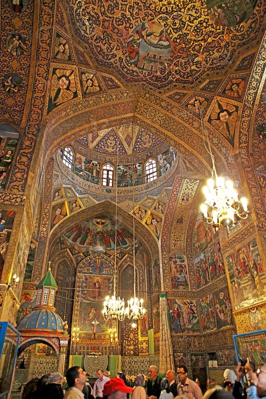 Murals in the Armenian Vank Cathedral