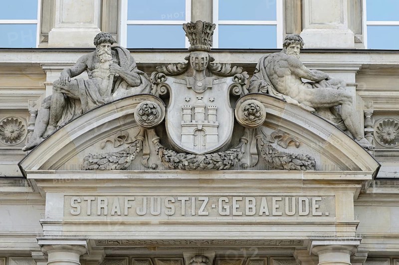 Portal of the Strafjustizgebaude or Criminal Justice building