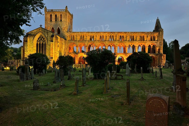 The ruins of Jedburgh Abbey