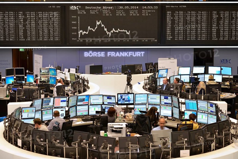 Trading floor of the Frankfurt Stock Exchange