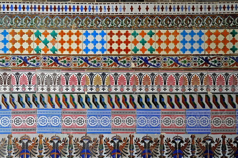 Old Spanish tiles