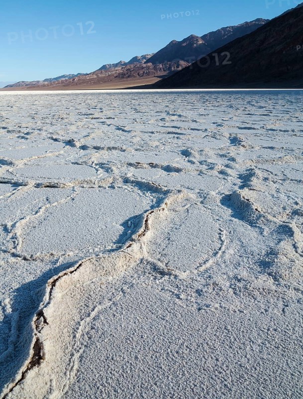 Salt crusts at the Badwater Basin