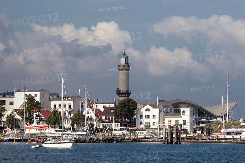 Townscape with a lighthouse