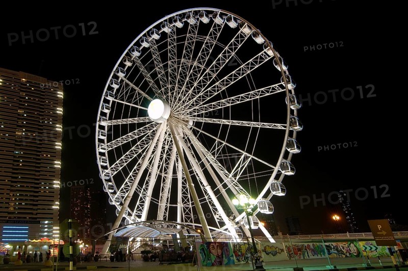 Ferris wheel at night