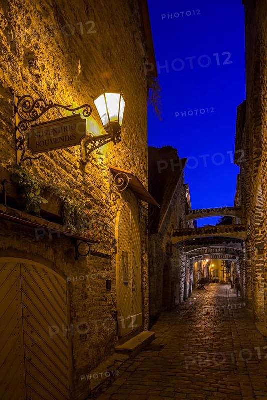 St. Catherine's Passage at night