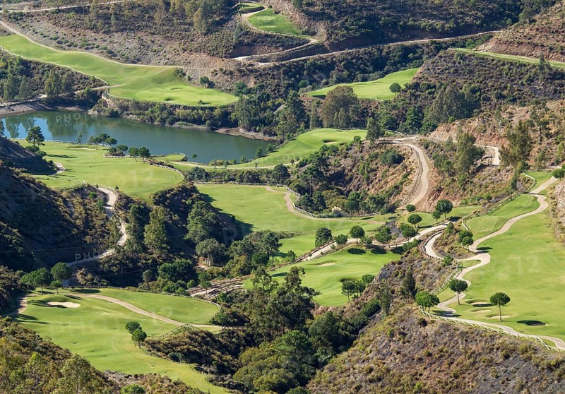 Golf course in the exclusive La Zagaleta Country Club