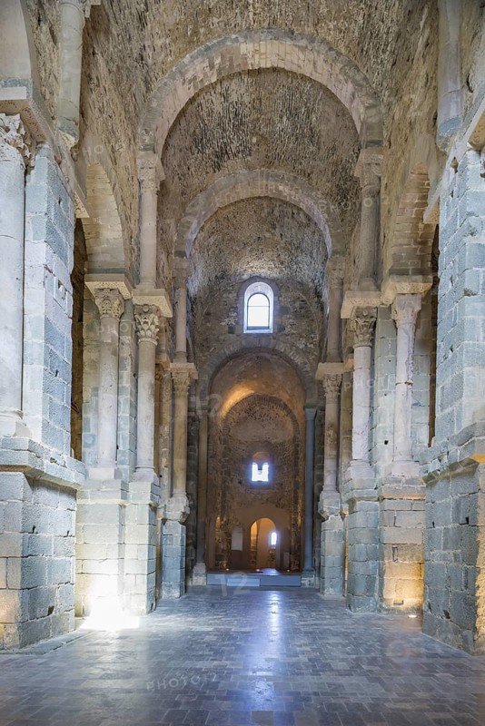 Interior of the basilica