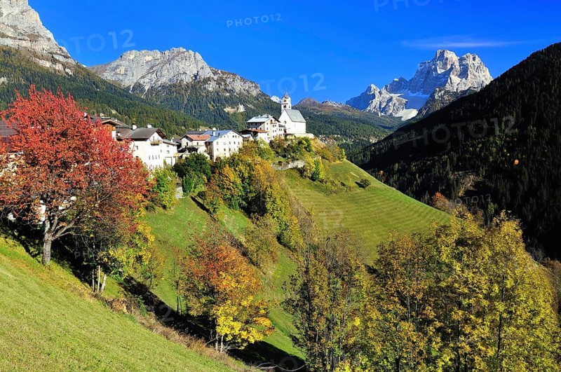 Colle Santa Lucia in the Val Fiorentina valley