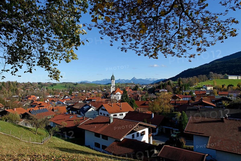 Townscape of Nesselwang