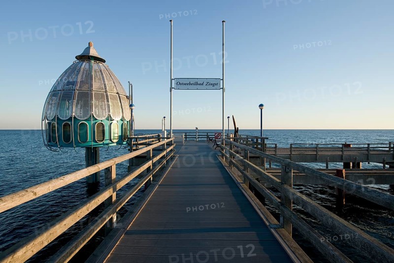 Submerged gondola at the pier