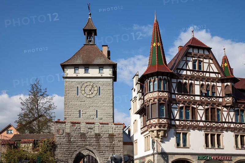 Schnetztor gate and a piece of the city wall