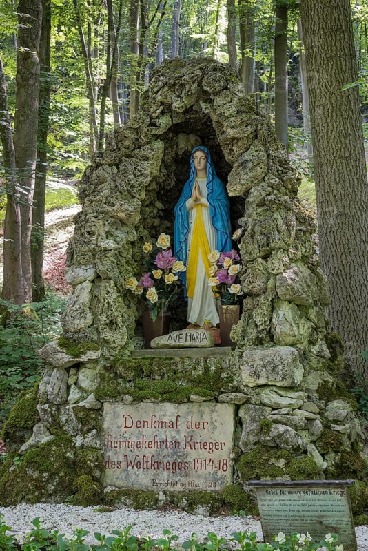 Virgin Mary statue