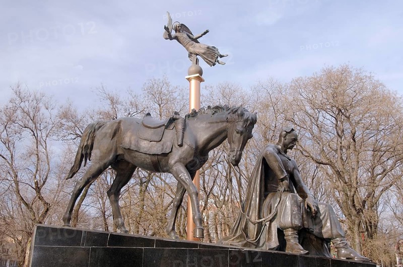 Bronze monument to Anton Golovaty or Antin Holovaty