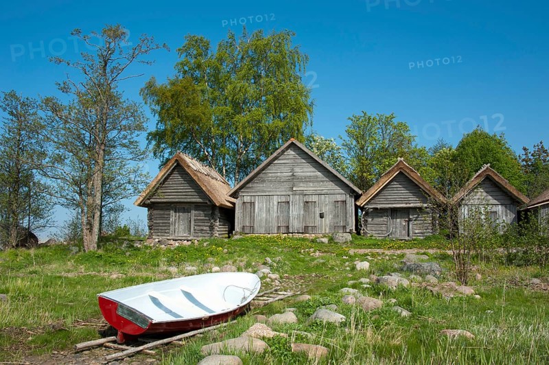 Historic fishing huts