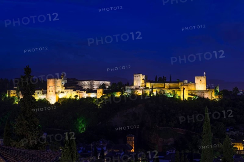 The Alhambra seen from the Albayzin hill