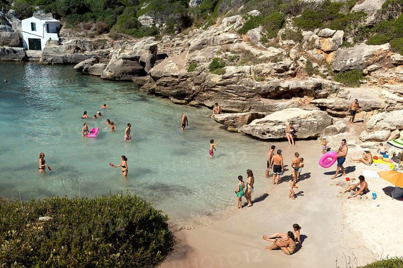 Beach at Cala Binidali