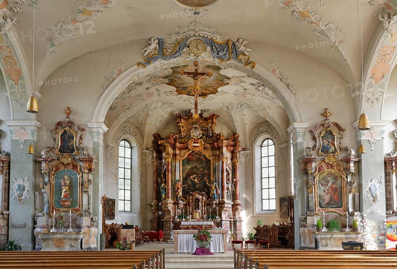 Main altar and side altars