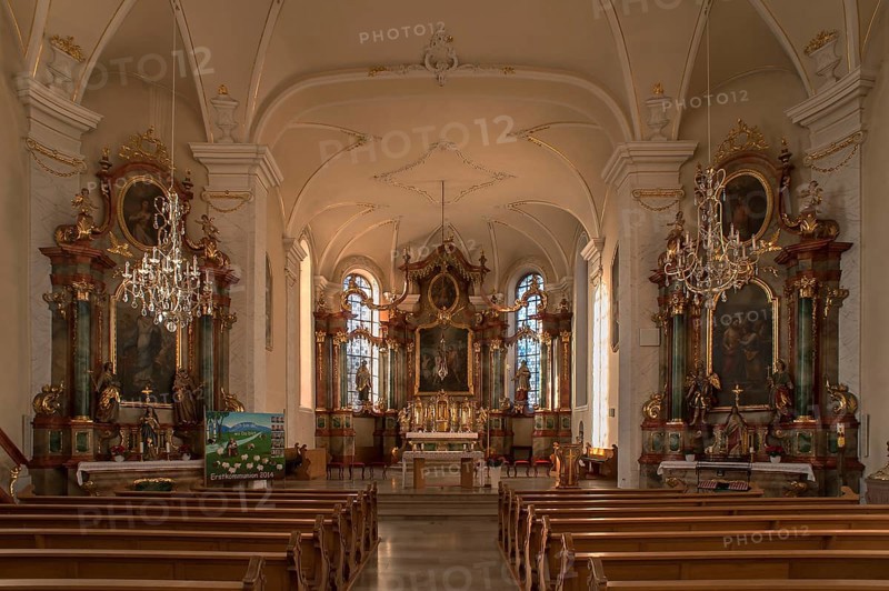 Chancel of the parish church of St. Johann Baptist
