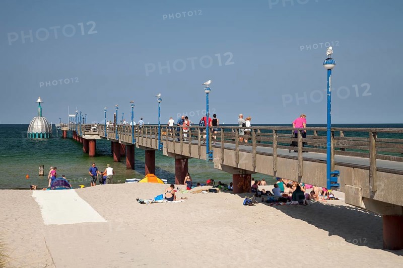 Pier and diving bell