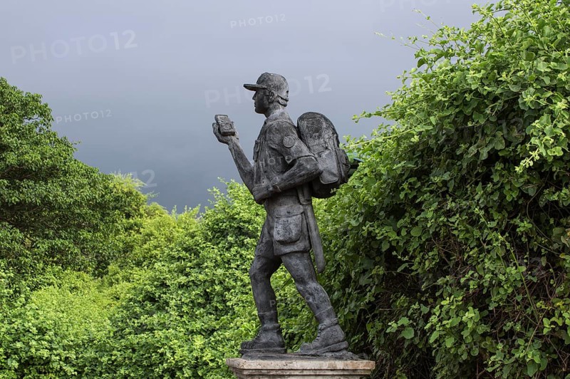 Memorial to the park rangers of the Galapagos