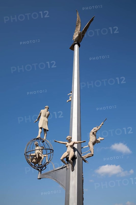The Magic Column by Peter Lenk on the harbour mole