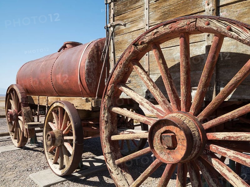Displayed wagons